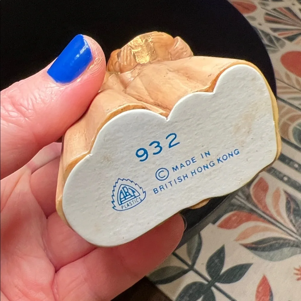 Vintage Christmas Kurt Adler Made in British Hong Kong Angels Cherubs Figurine - Picture 4 of 5